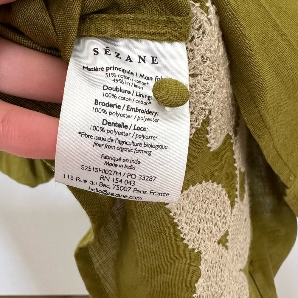 Sézane Olive Anton Blouse - Picture 4 of 7